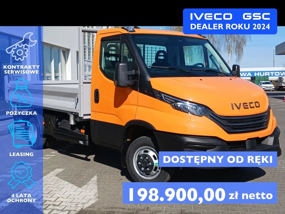 Iveco Daily 35C18H 3.0 Diesel 6MT Wywrot 3-stronny!  Funkcjonalny i solidny wywrot 3-stronny, Bogate wyposażenie, Dostępny!
