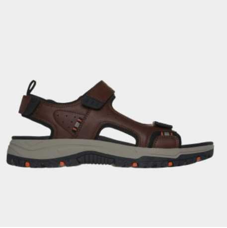 Чоловічі сандалії skechers/  сандалії коричневого кольору скечерс