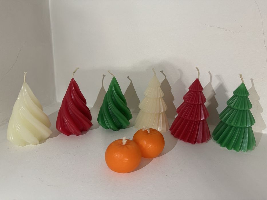 Різдвяна свічка ялинка на Святвечір