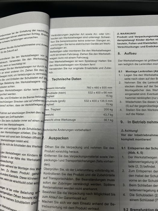 Wyprzedaz Wozek narzedziowy Szafka Scheppach Profesional 70 el