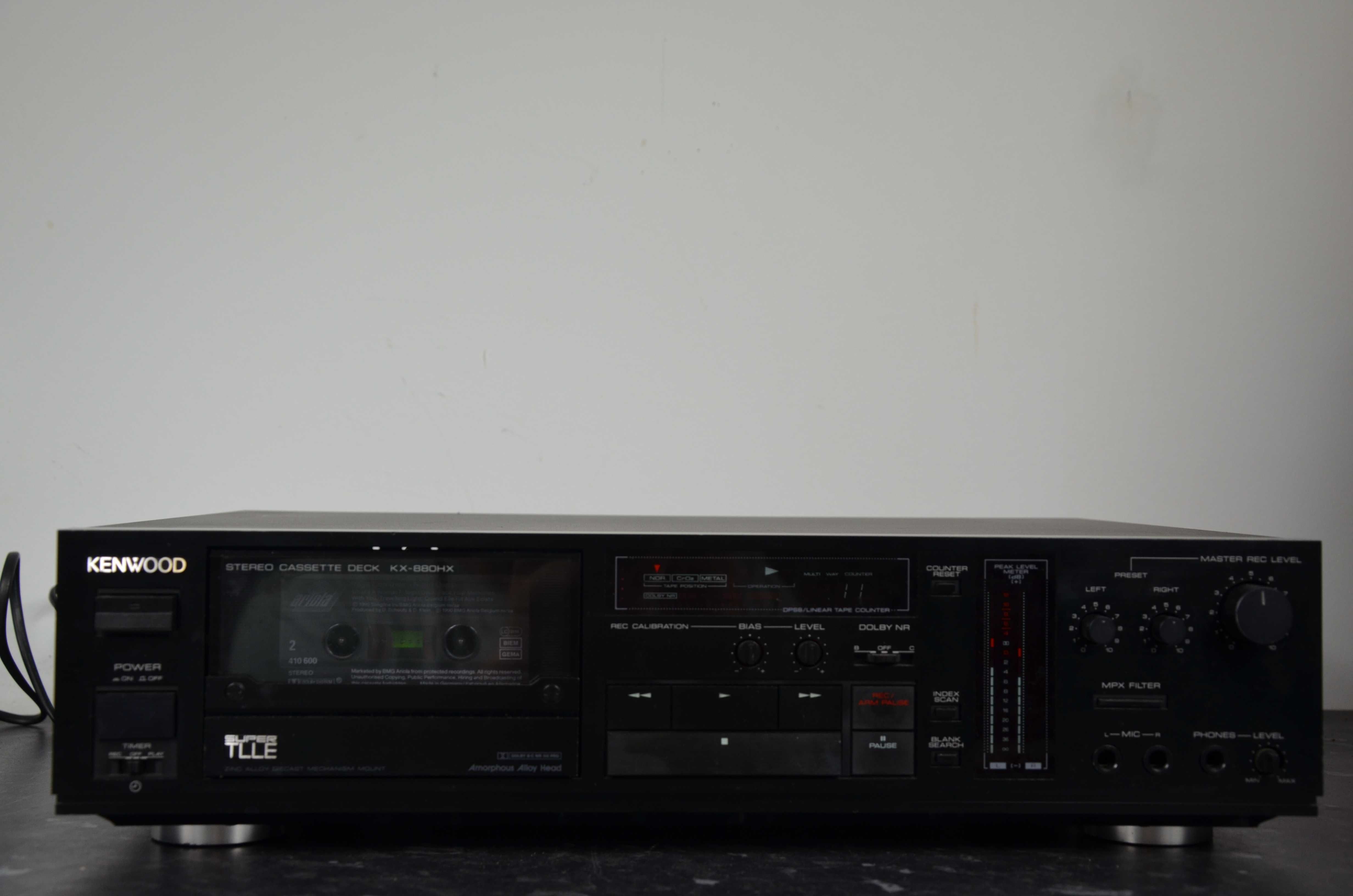 Magnetofon kasetowy Kenwood KX-880HX czarny