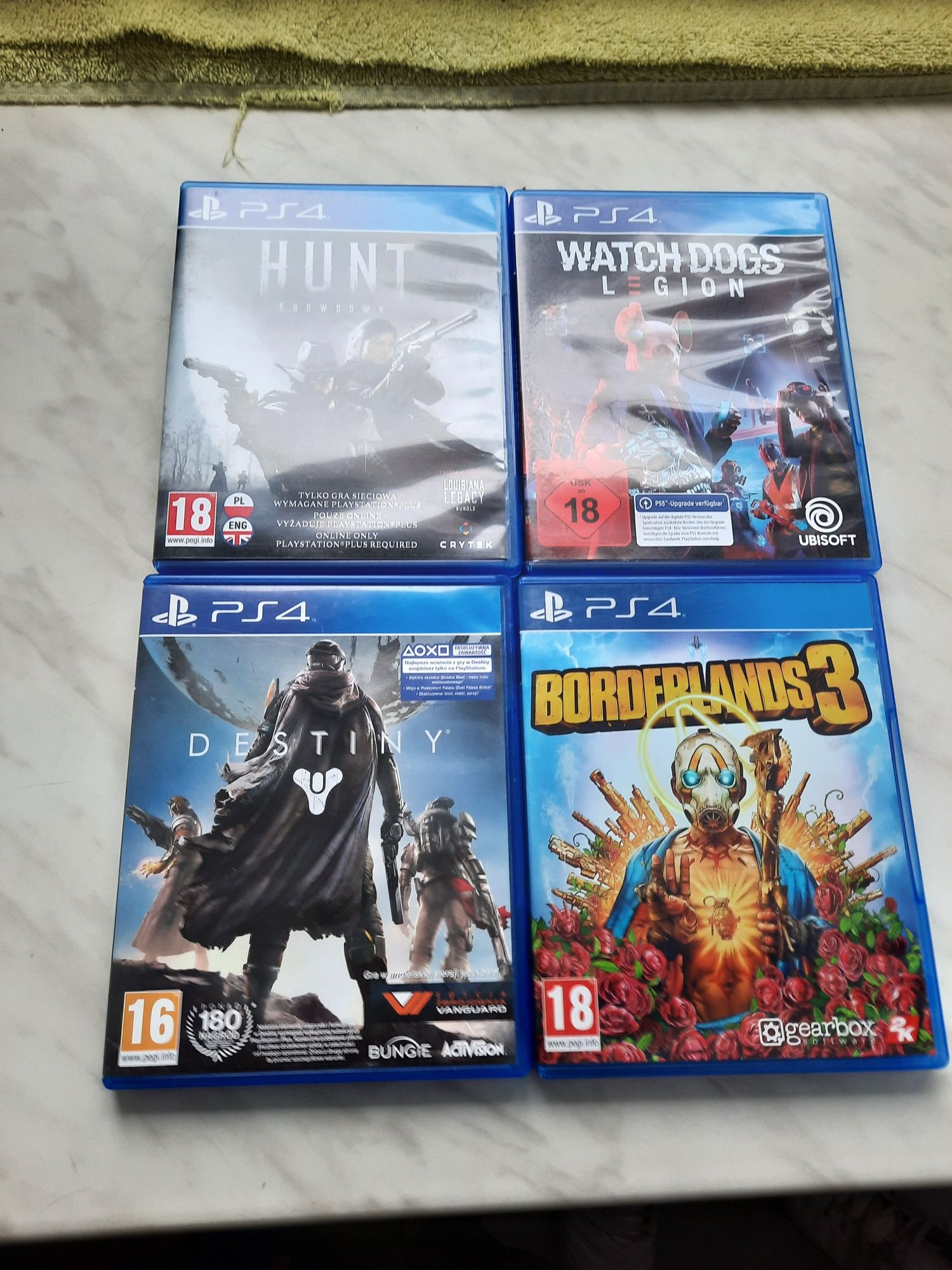 Gry Ps4(Watch Dogs, Destiny) i inne