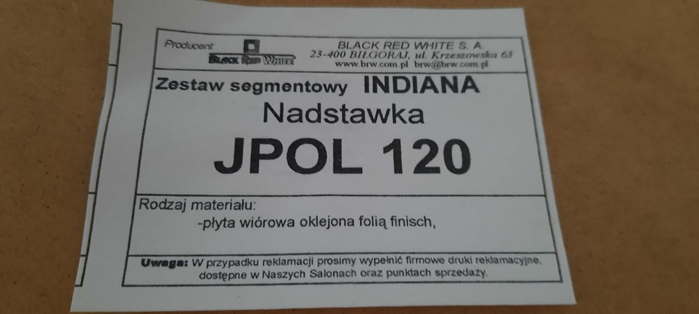 Półka   wisząca   indiana
