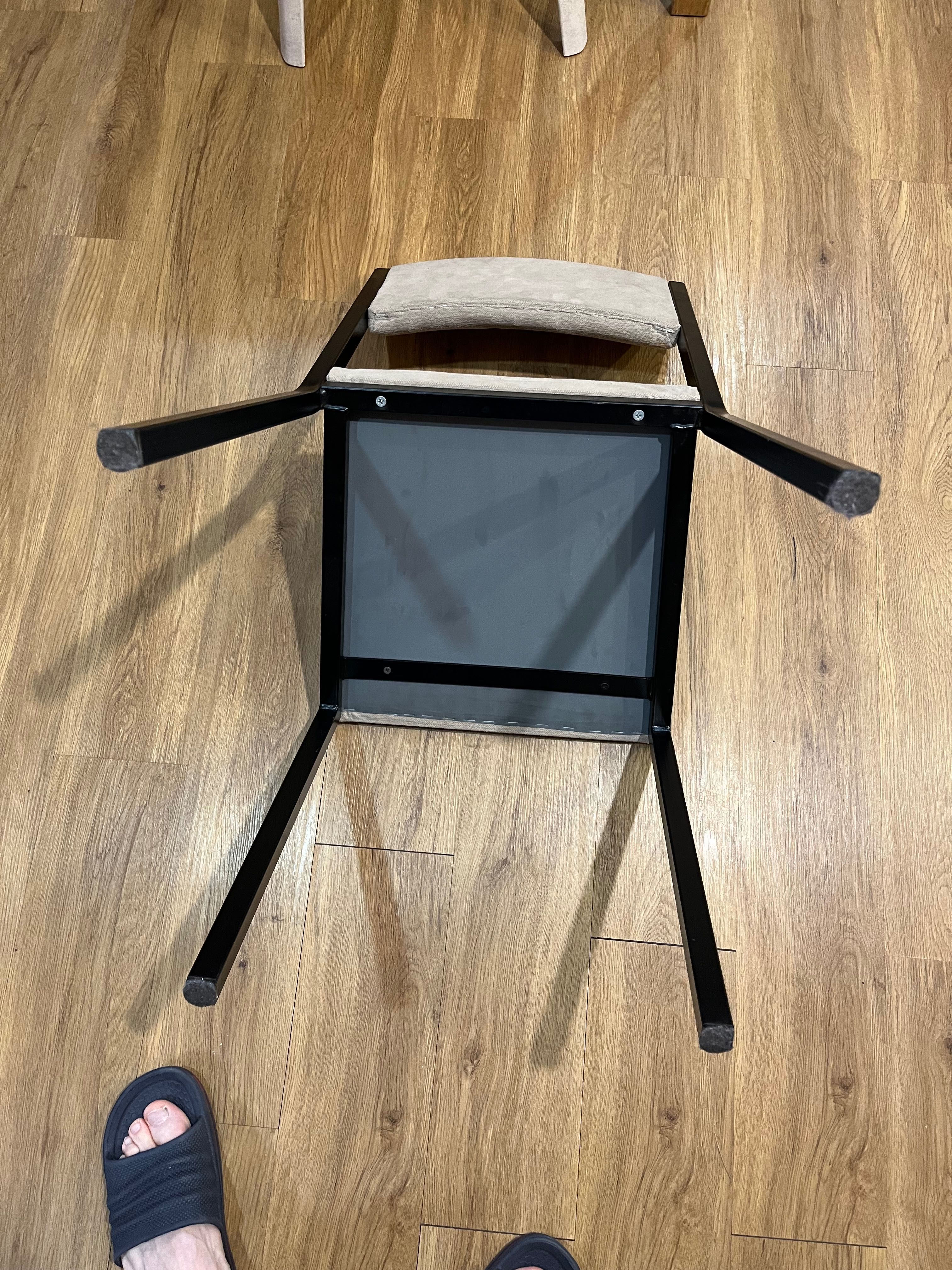Krzesła metalowe mocne 8 szt