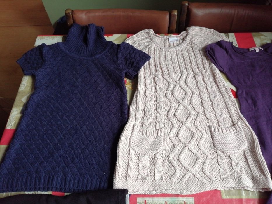 Tunika wełniana dziewczęca 5 - 6 110 - 116