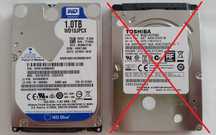 Dysk twardy HDD WD 1TB 2,5" Western Digital, SATA, 5400RPM,grubość 8mm