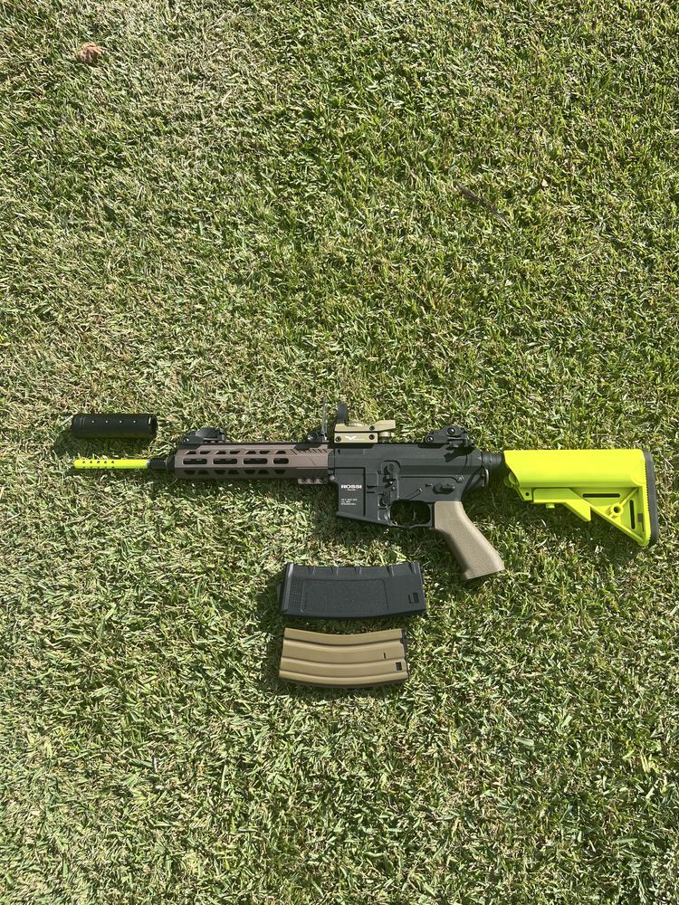 Rossi Sentinel AEG Airsoft – Upgrades + Acessórios