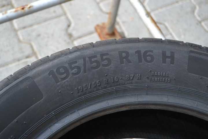 1x Continental EcoContact 6 195/55 R16 87H DOT2420 *2020* 5,5mm Lato