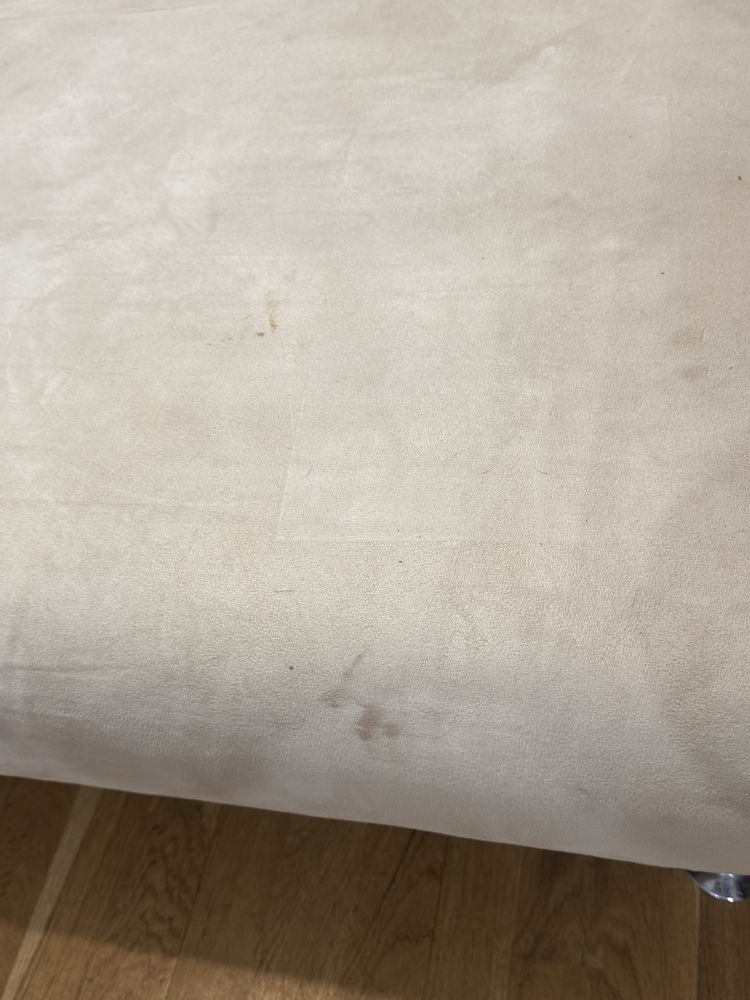 Sofa rozkładana welur brąz z pojemnikiem