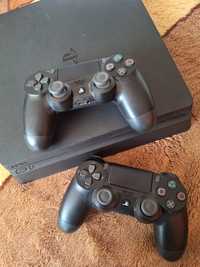 Sony PS4 PlayStation Slim HDR CUH-2216B 1 TB igła + 2 pady + 2 gry