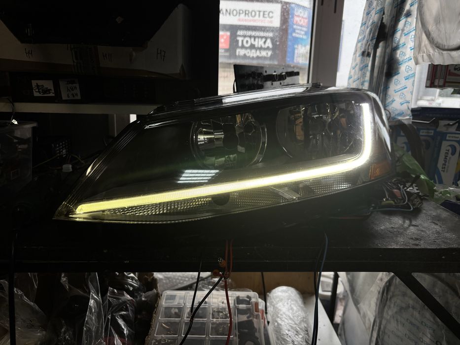 Фара ліва jetta 6 з led