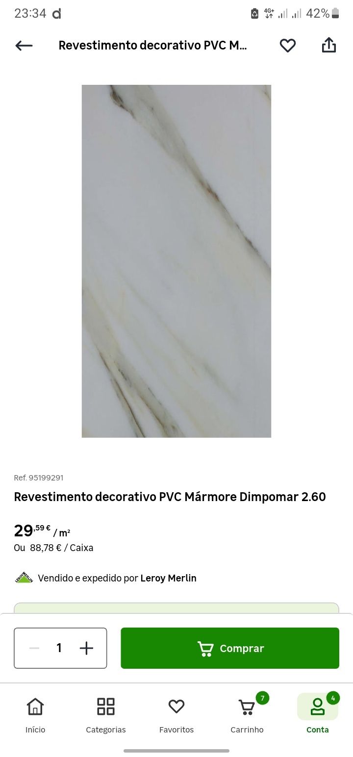 PVC Placa Revestimento