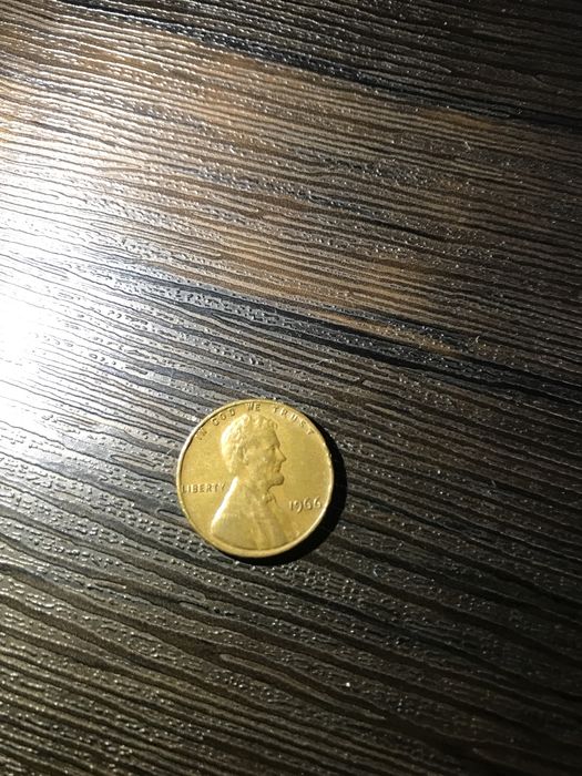 One cent liberty 1966 перевертыш