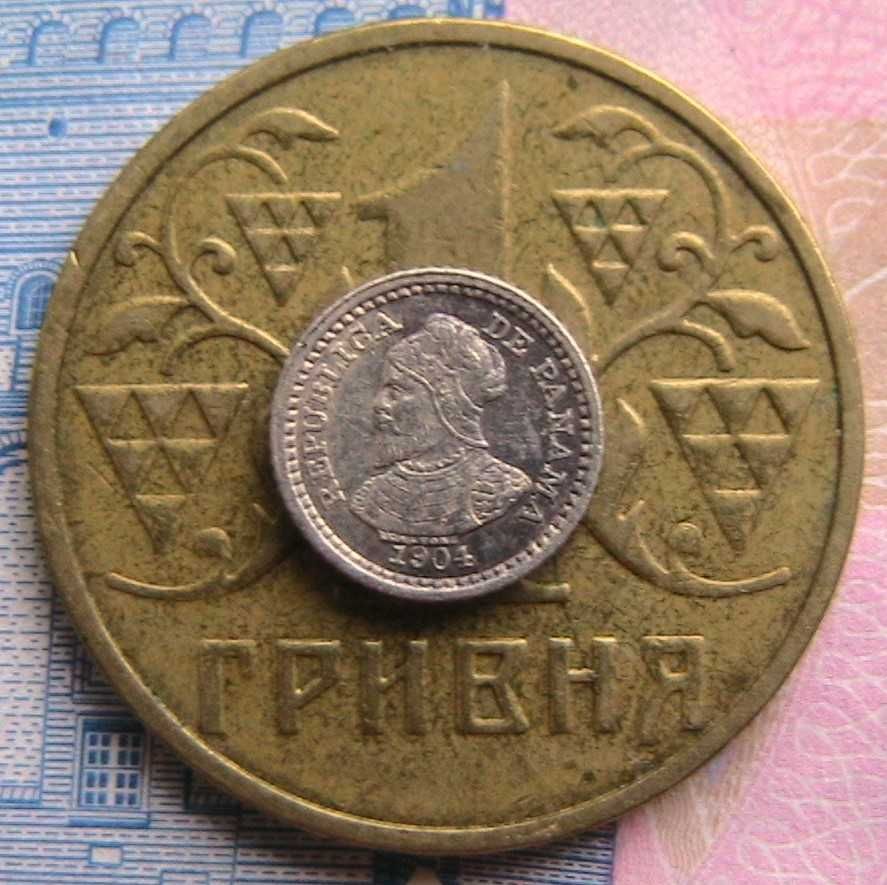 Панама 2½ сентесимо 1904 Серебро Очень Редко