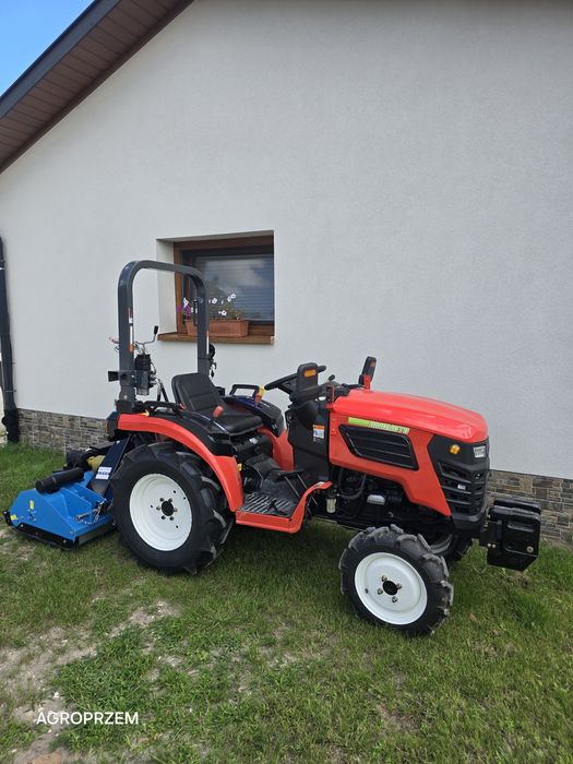 Mini traktorek 25 km z kosiarką bijakową- dostawa na terenie polski