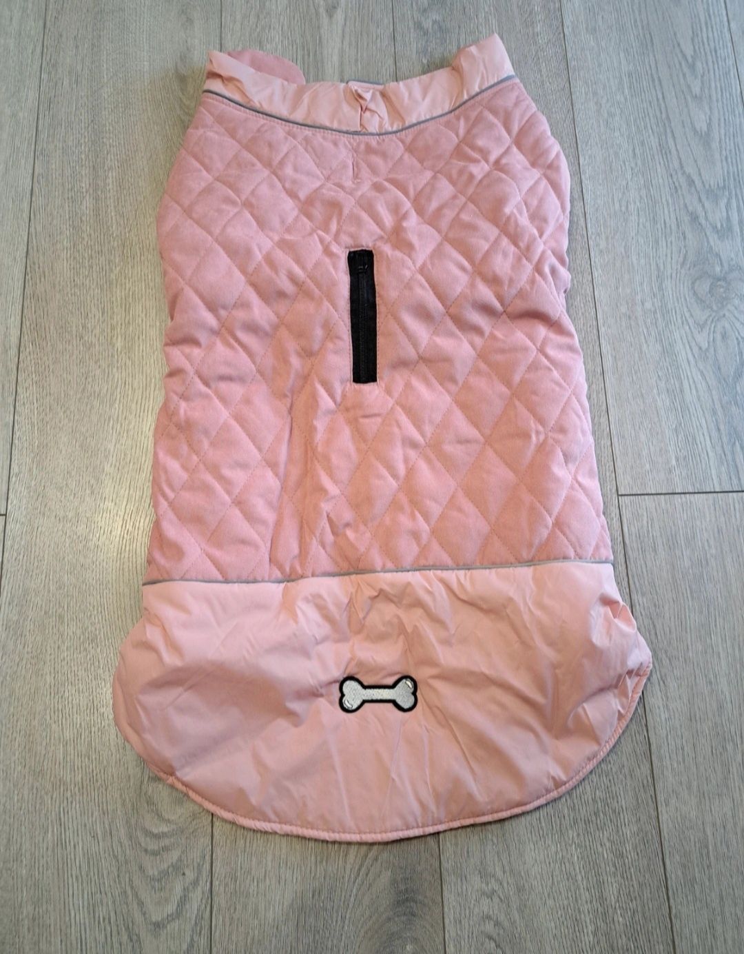 Ubranko dla psa - różowa dwustronna kurtka