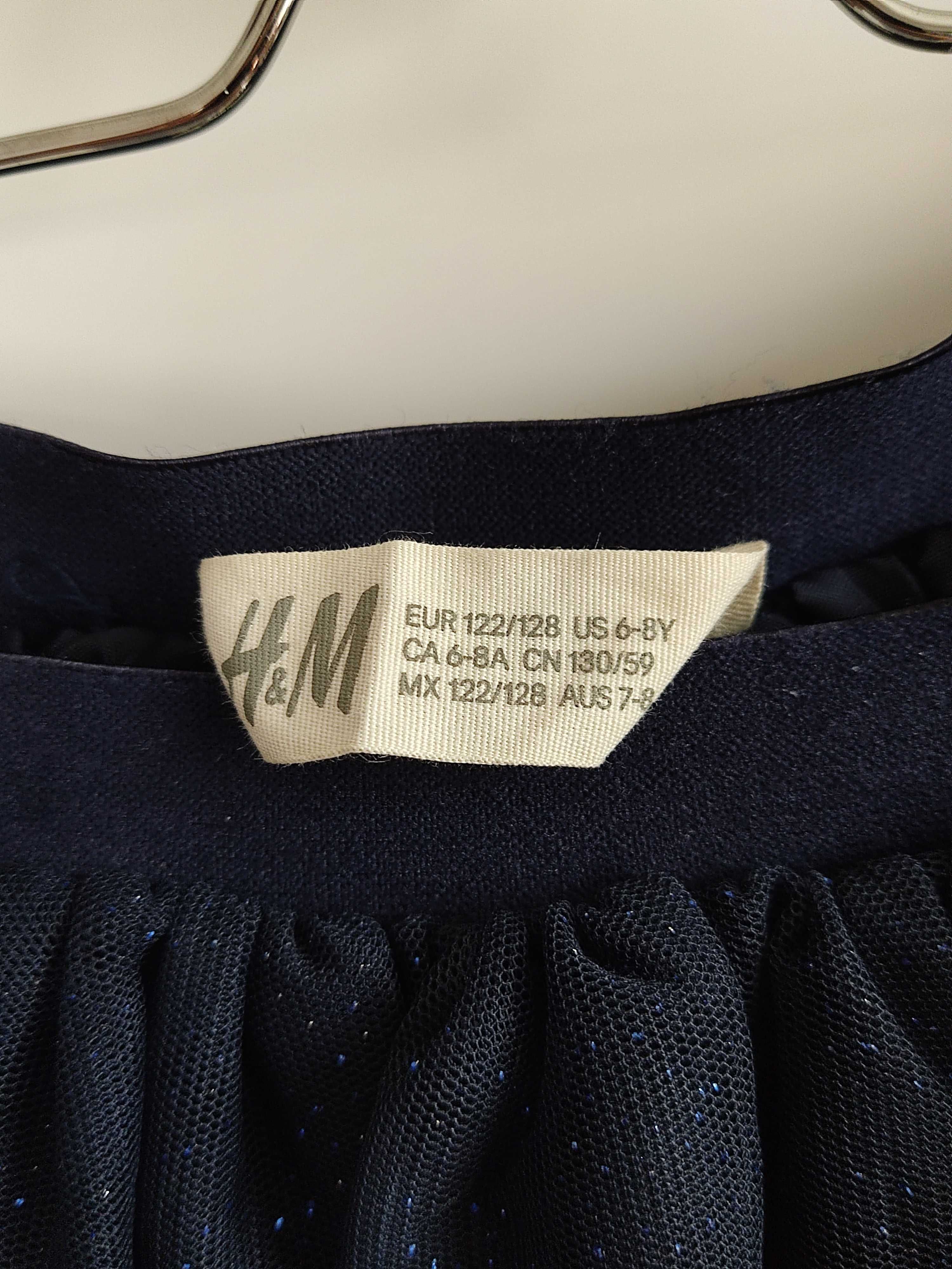 Spódnica z brokatem H&M rozm. 122/128 cm - 6/8lat