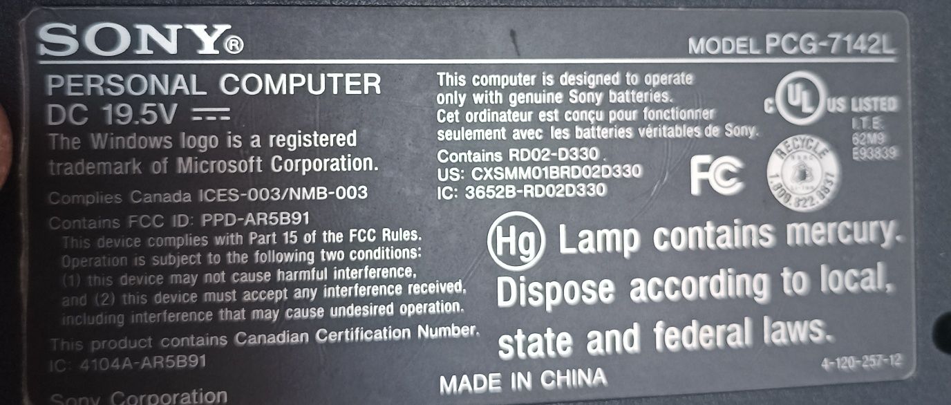 Matryca Laptopa Sony Vaio PCG 71421L