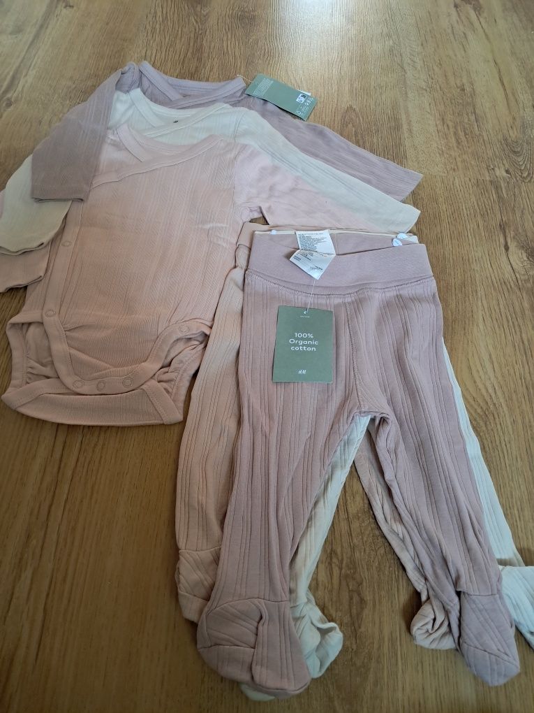 Nowy komplet h&m 68 dla dziewczynki