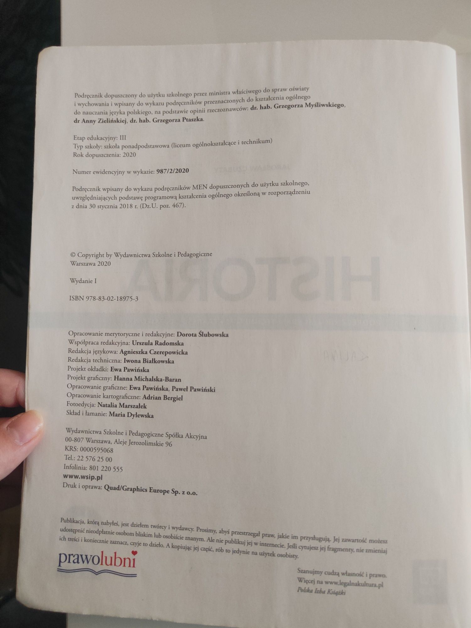 Historia 2 WSiP - podręcznik zakres podstawowy
