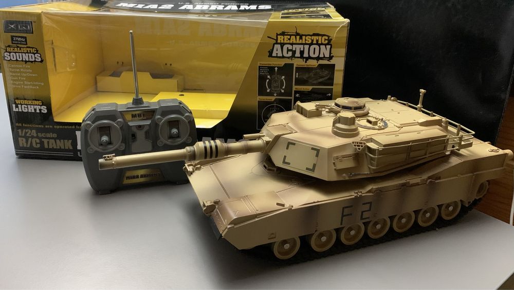 Czołg pojazd zdalnie sterowany M1A2 Abrams XQ-Toys Tank Rc