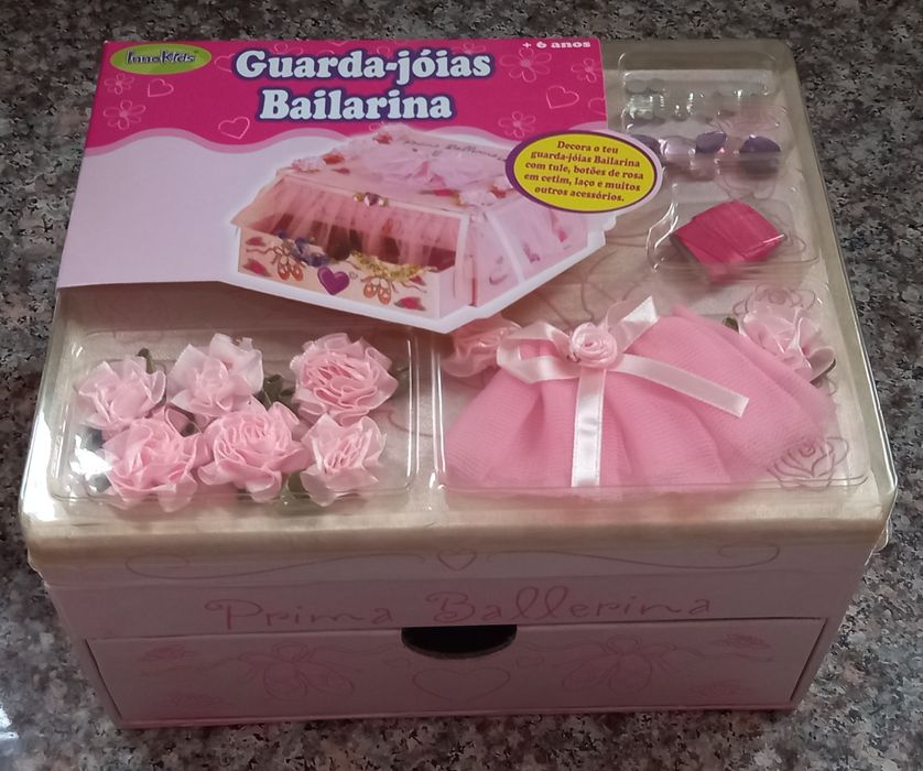 Caixa Guarda-jóias Prima Ballerina para decorar + 6 anos [NOVA]