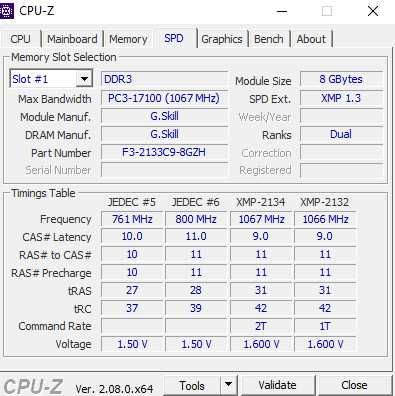 Pamięć RAM DDR3 G.SKILL RipjawsZ 2x8GB 16GB 2133MHz