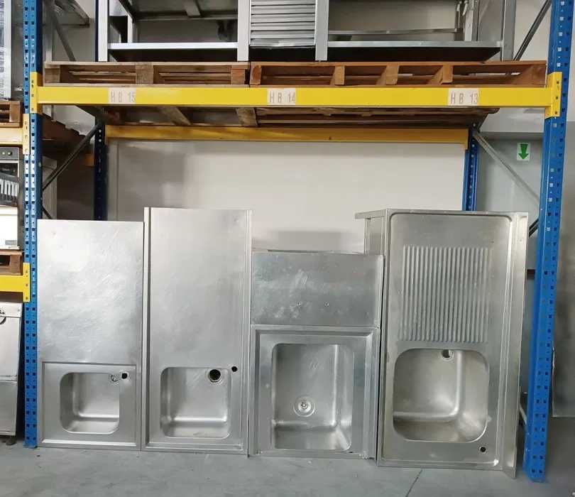 Bancas INOX com pio - usadas e semi-novas