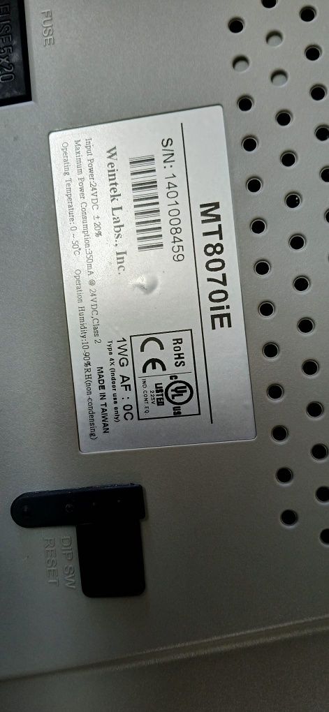 HMI Weintek MT8070iE