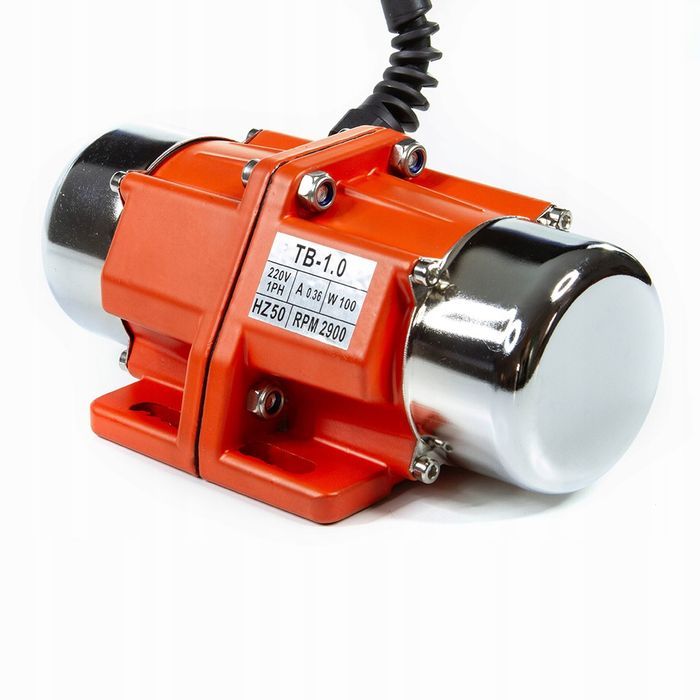 Elektryczny Silnik Wibracyjny 230V 100W 1 Fazowy 2950Rpm Łaty