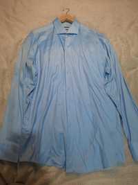 Koszula HUGO BOSS niebieska slim fit rozm. 45/XL
