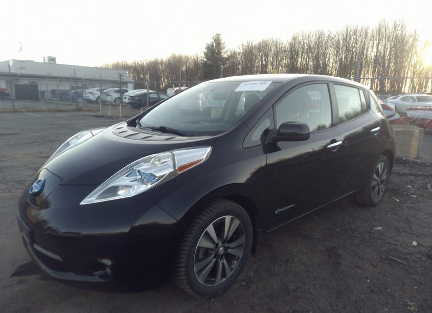 2016 NISSAN LEAF SL шкіряний салон, нова резина