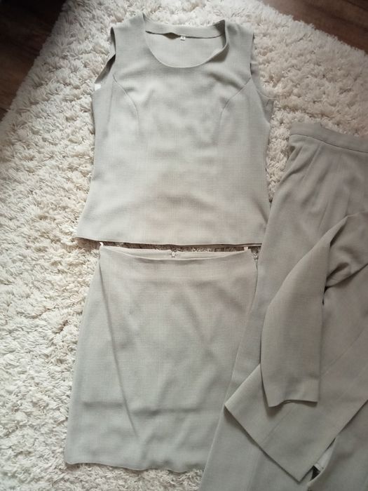Garnitur damski/marynarka M 4cz. stan idealny