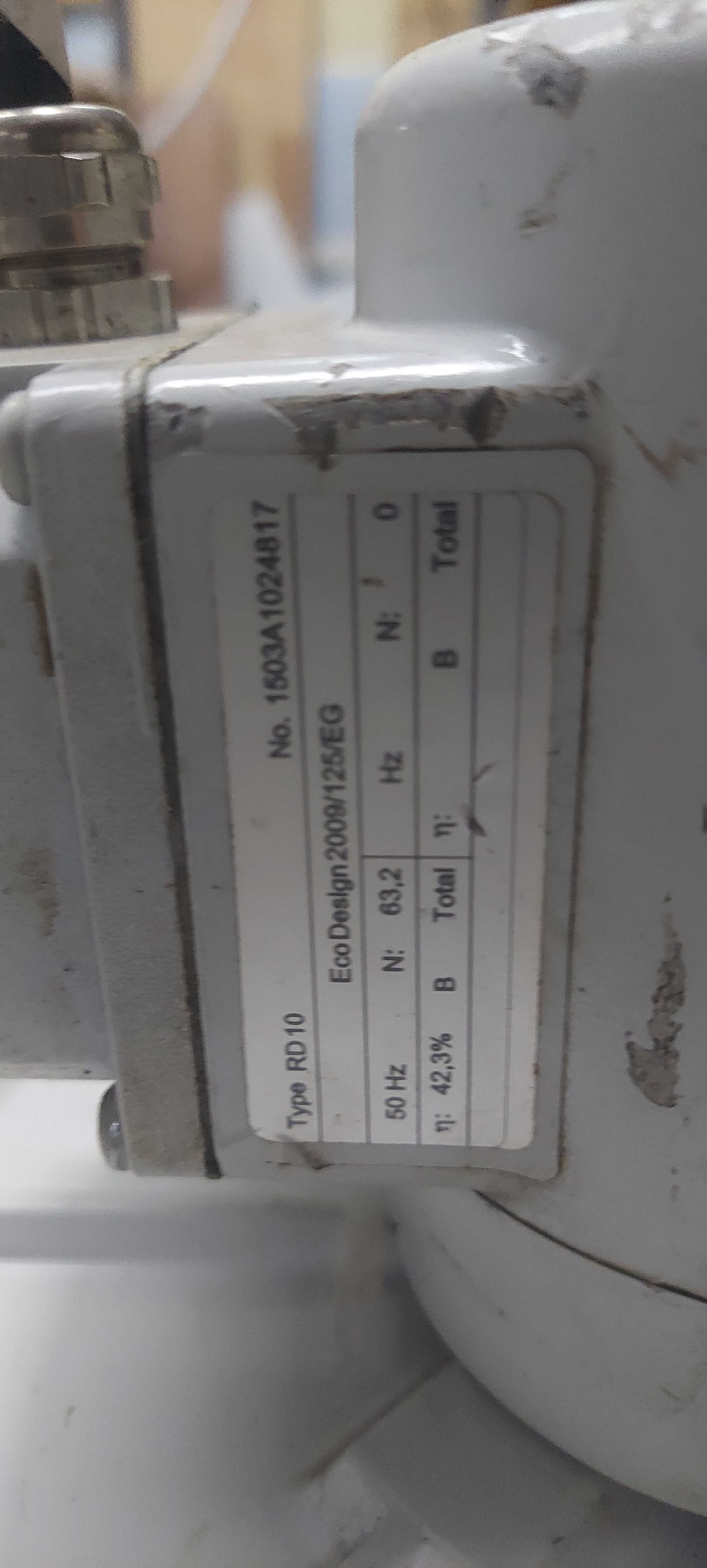 Wentylator dmuchawa ELEKTROR RD10 5M3/MIN silnik 3 fazy 0,075KW odlew