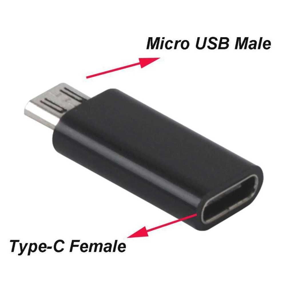 Адаптер переходник Type C на micro Usb и micro Usb на Type C