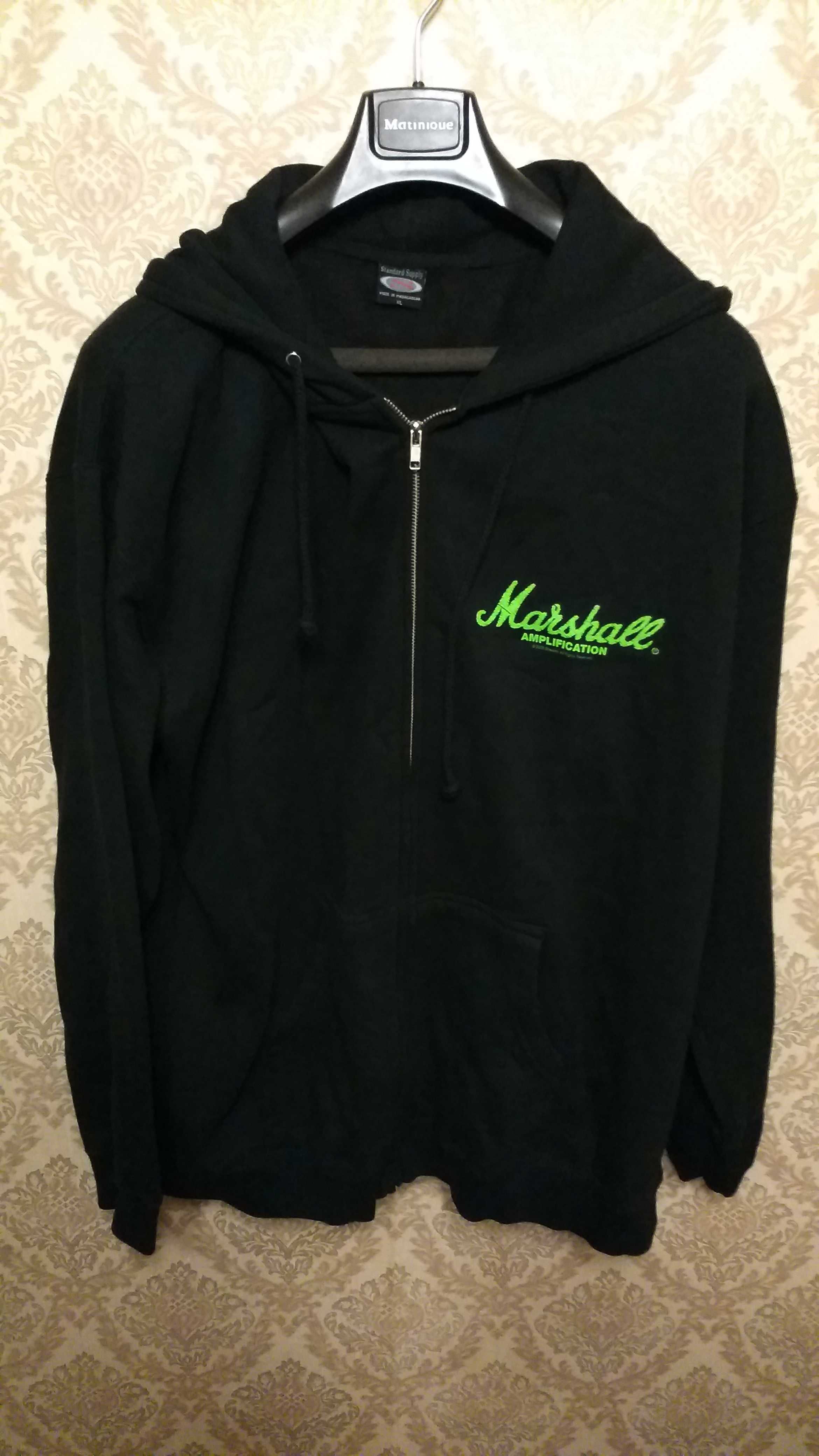 НОВЕ зiп худi мерч Marshall р. XL - XXL чорне оригiнал