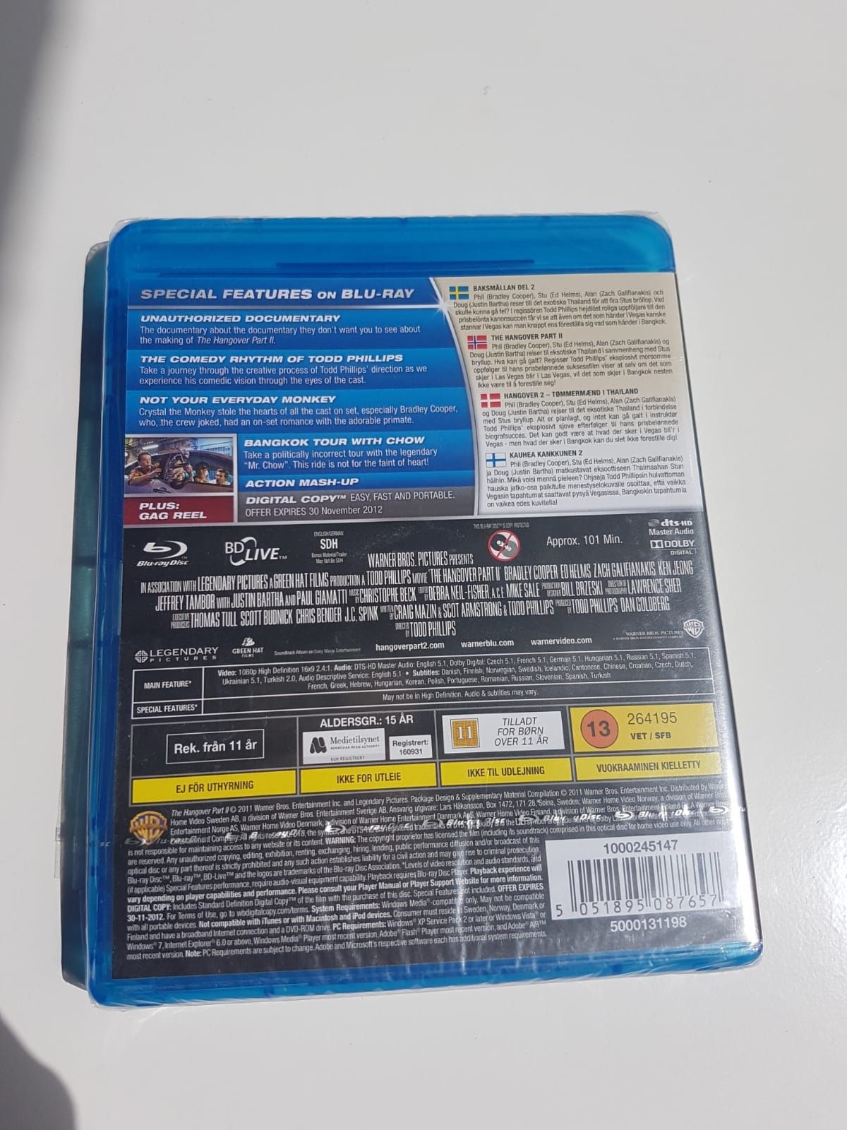 Kac vegas 2 film blu ray cd dvd video