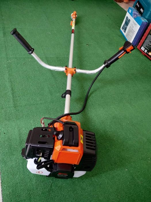 Roçadora a gasolina 52cc 2 em 1 disco ferro bobine de fio e cinto