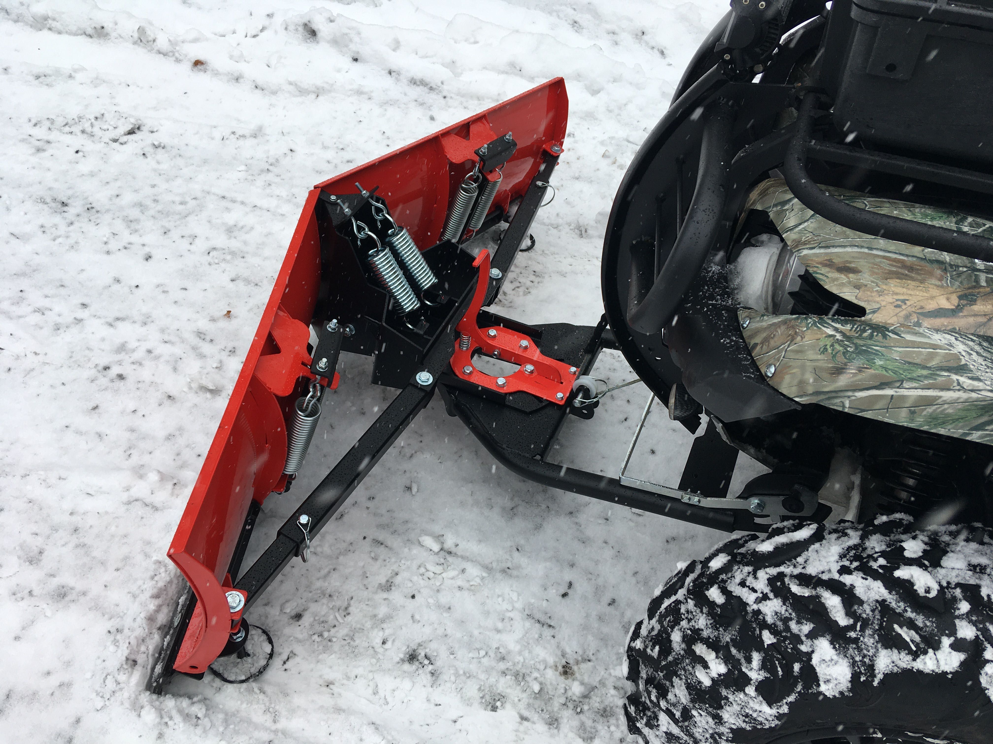 Pług śnieżny do quada typ V przedni montaż Yamaha Can Am Polaris CF