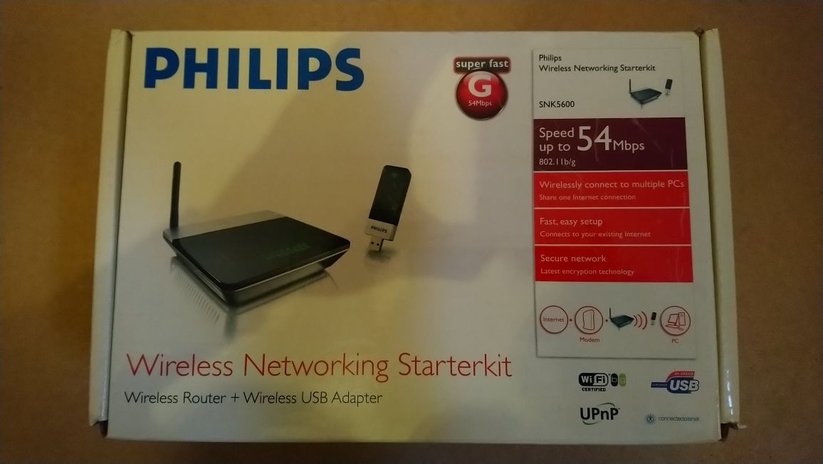 Router Philips mais pen USB wireless