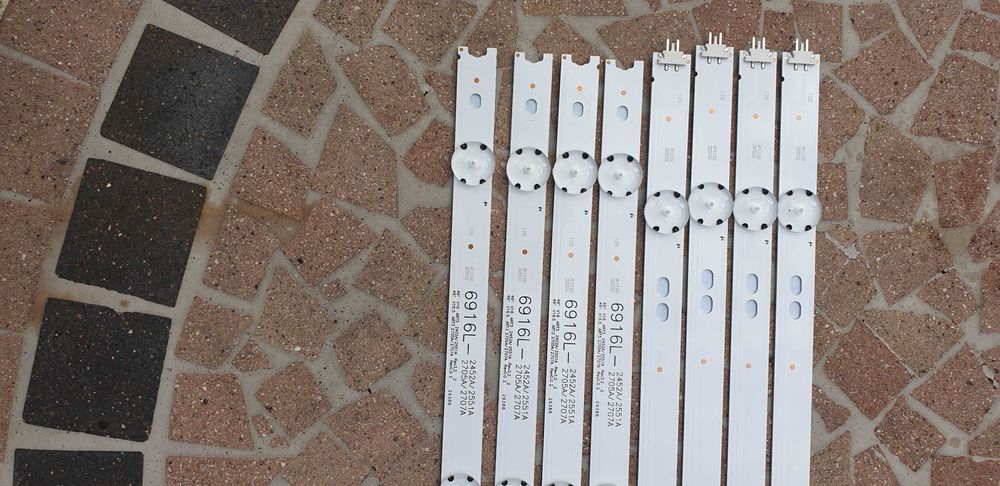 Listwy LED do telewizorów LG   49LJ5800 49LJ5100 49LJ5150 , 8 sztuk