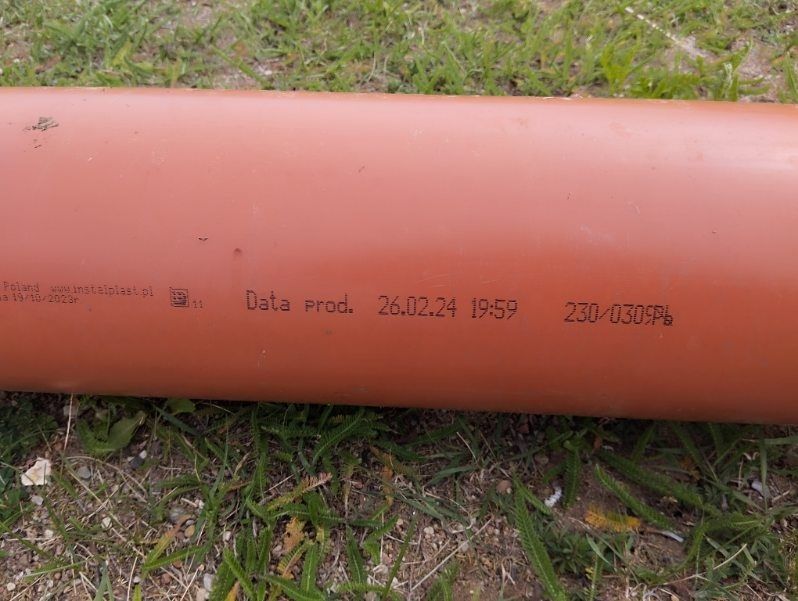 Rura kanalizacyjna, fi 160mm, dł 3m SN8 lita