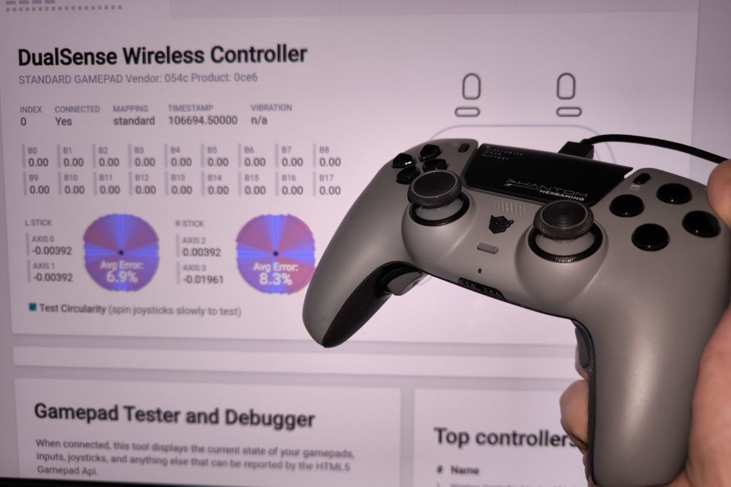 PS5 Hexgaming phantom - TMR Joysticks Hallpi/ Aknes