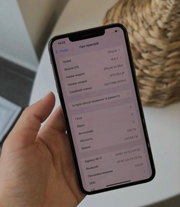 Apple Iphone Xs Max 256GB