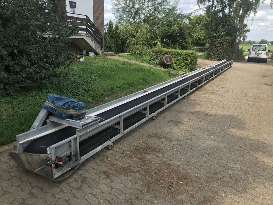 Taśmociąg ok. 17m ocenkowany podajnik taśmowy