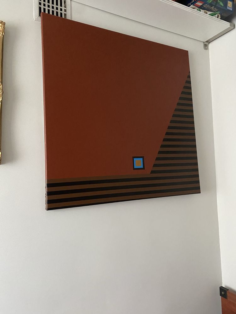 Duży obraz na płótnie „Syzyf” 90x90 cm
