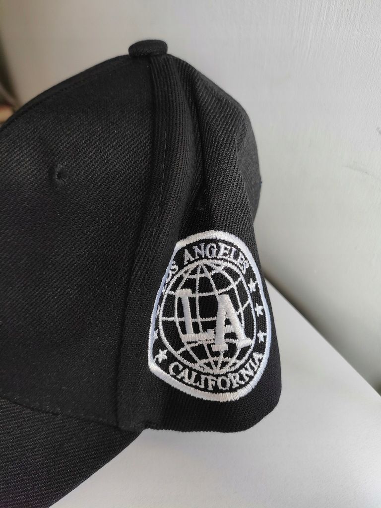 Czapka z daszkiem LA Los Angeles California czarna prezent streetwear