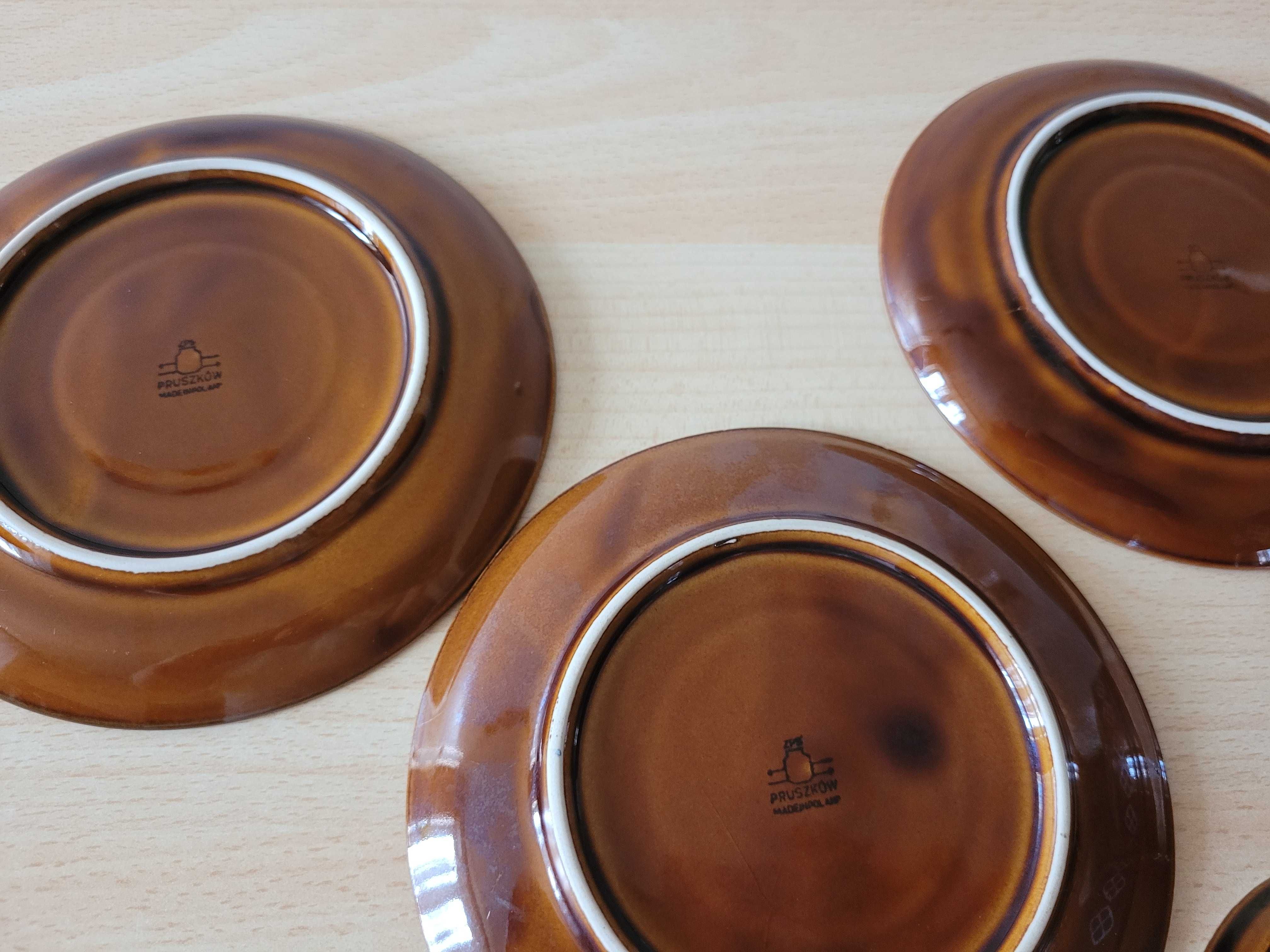 Prl Pruszków Filiżanki spodeczki porcelit