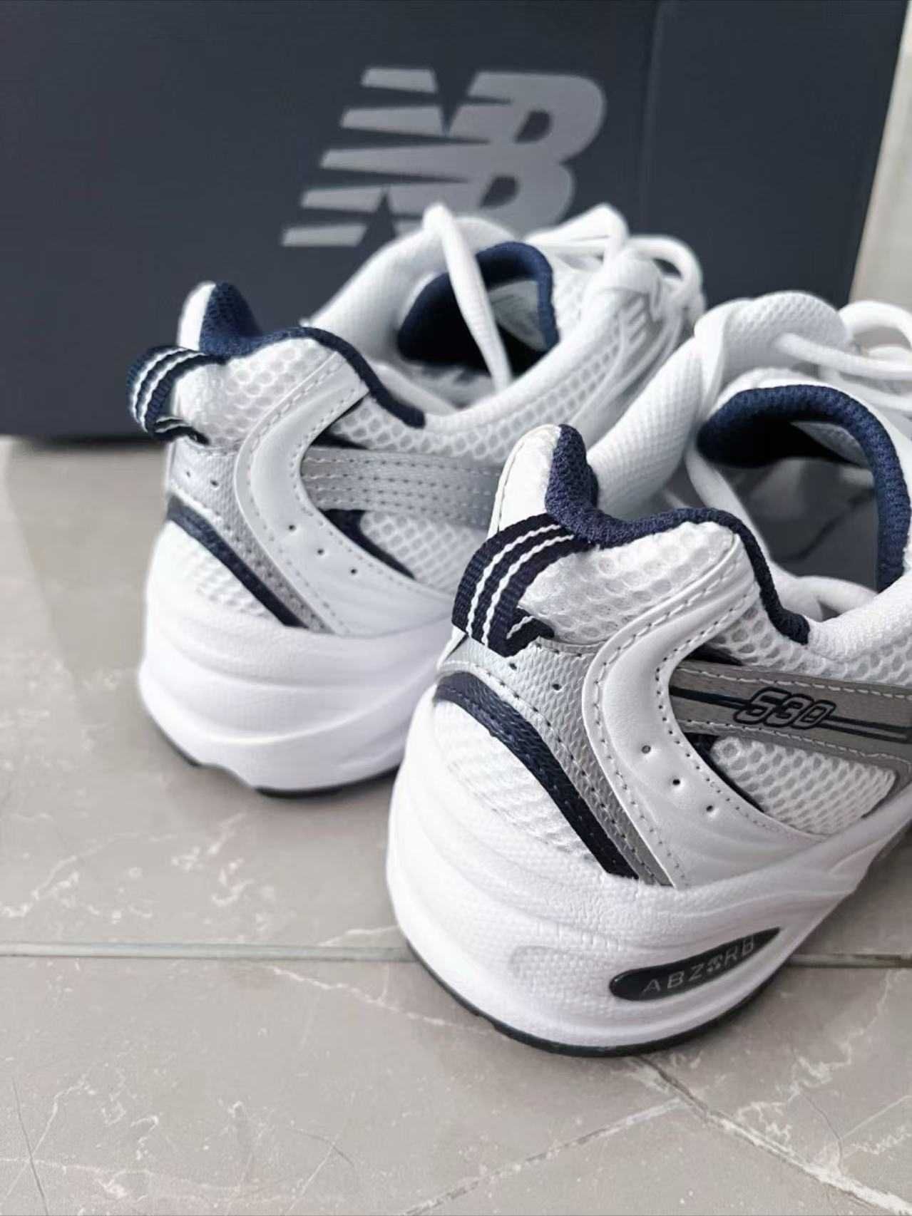 New Balance 530 White Silver Navy R.36