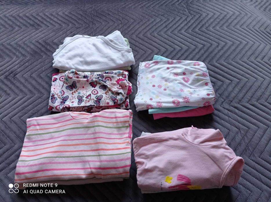 Zestaw Ubranka niemowlęce dla dziewczynki rozm. 62
